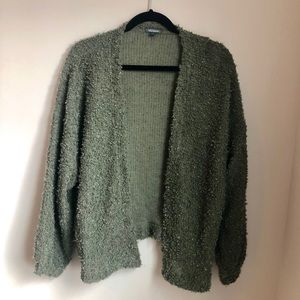 NWOT Green Cardigan